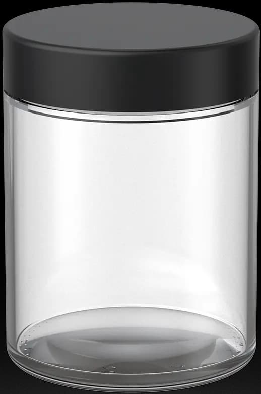10 oz Wide child-resistant glass jar