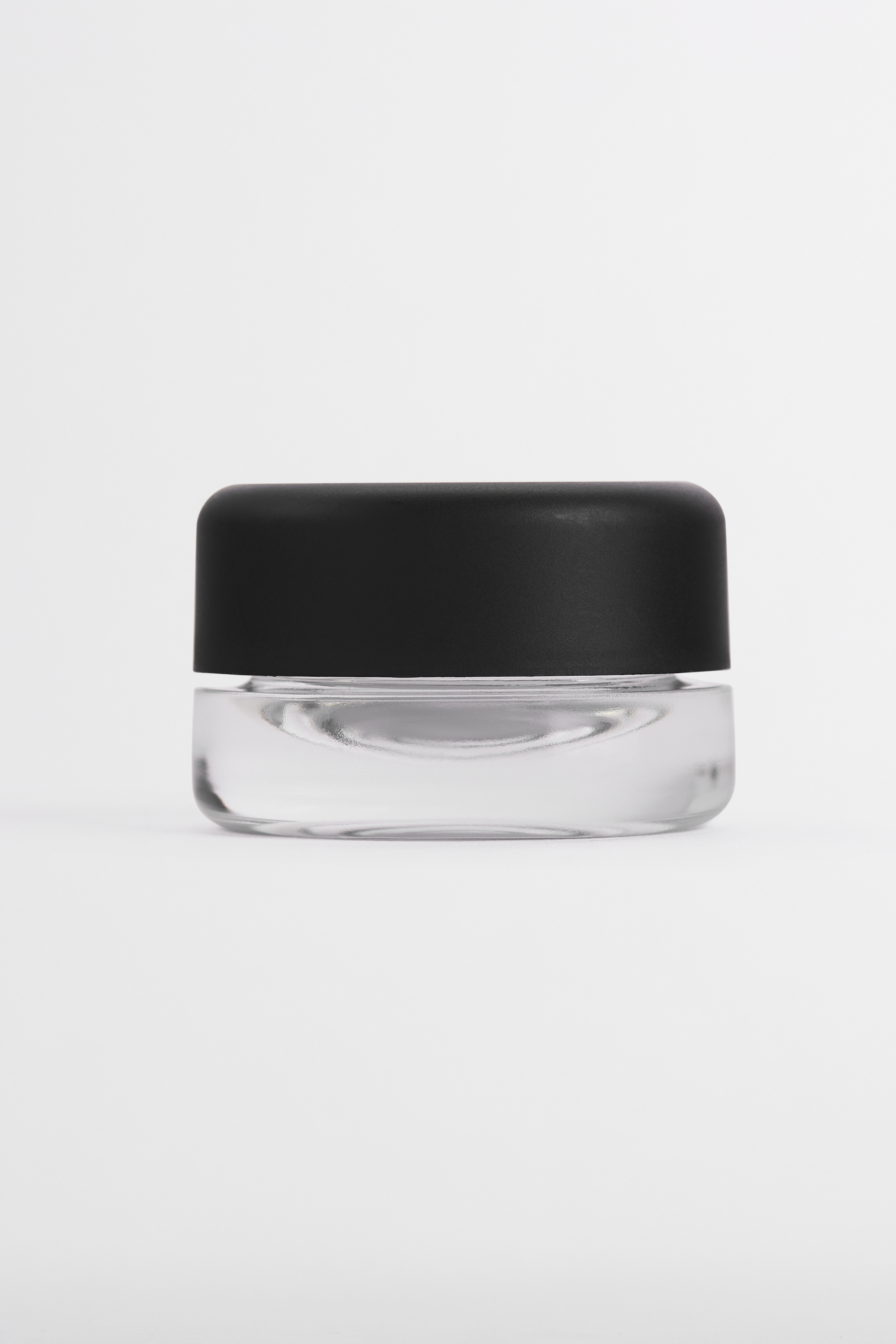 Clear Glass concentrate jar