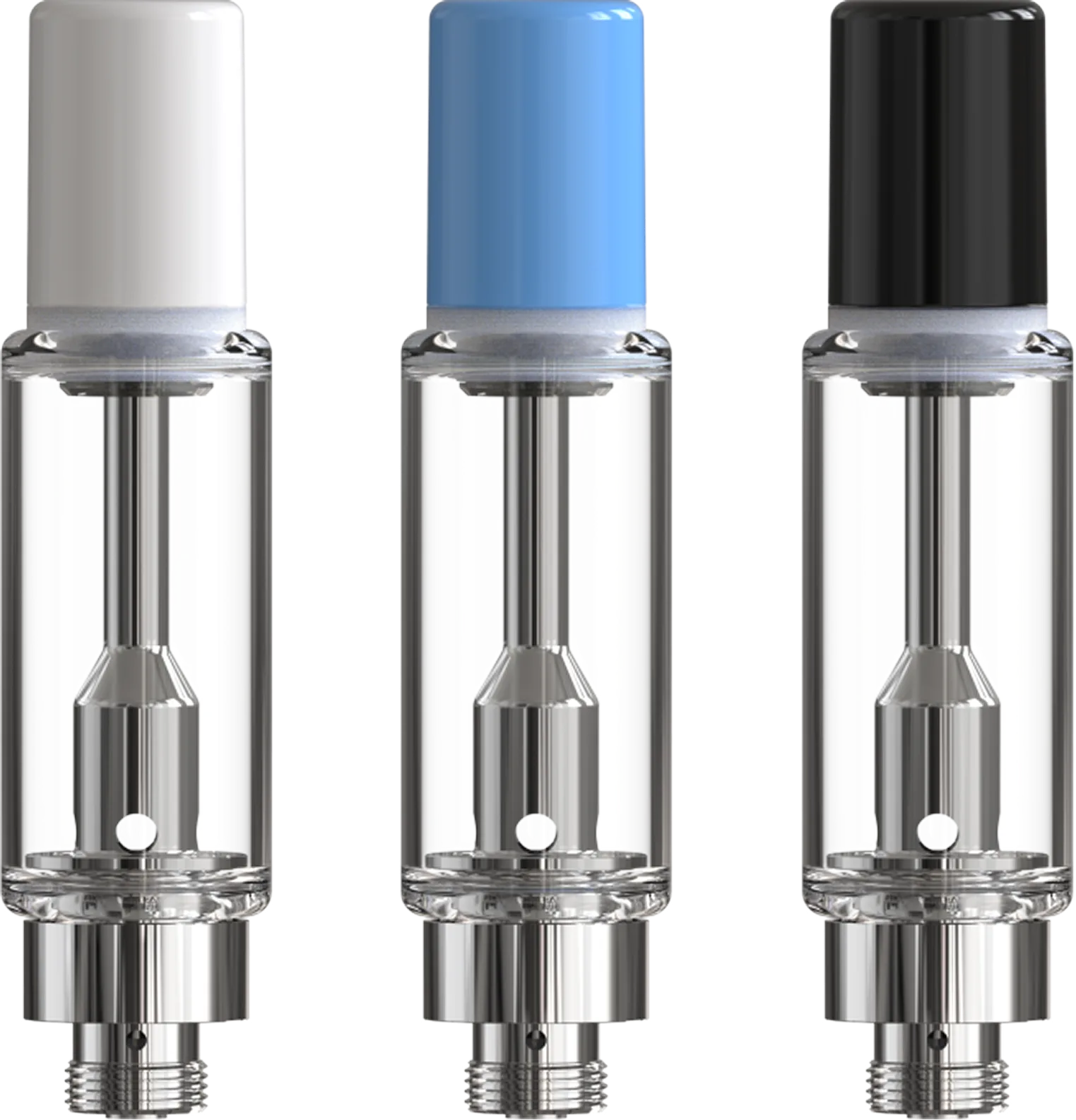 2G Slim cartridge variations — white, blue, and black mouthpieces